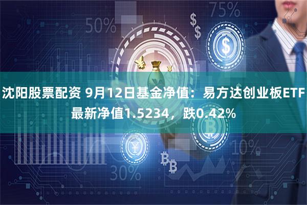 沈阳股票配资 9月12日基金净值：易方达创业板ETF最新净值1.5234，跌0.42%