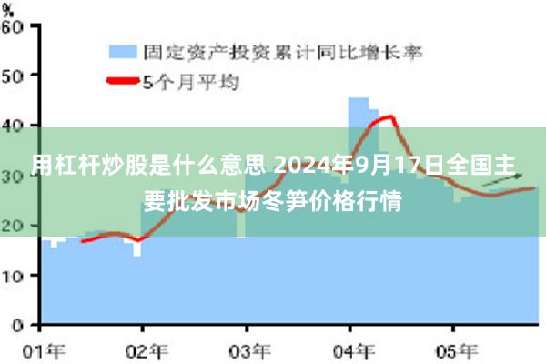 用杠杆炒股是什么意思 2024年9月17日全国主要批发市场冬笋价格行情